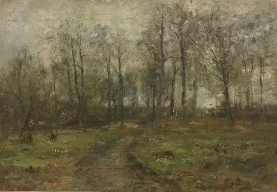 Weg im Gehölz by Rudolf Höckner, 1910 — digital art print download
