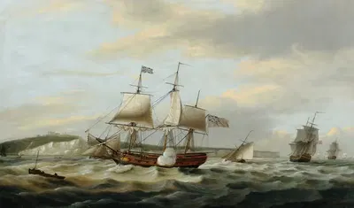 В французской деревне by Томас Луни, 1793 — digital art print download
