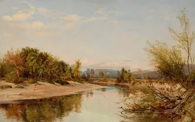 Androscoggin River, New Hampshire by Aaron Draper Shattuck, 1856 — digital art print download