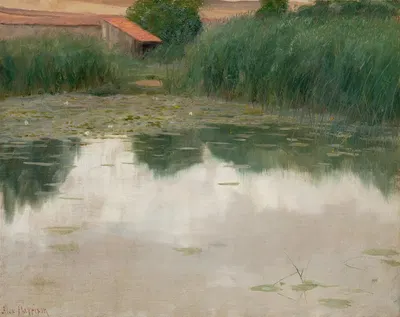 Лилиевый пруд by Томас Александр Харрисон — digital art print download