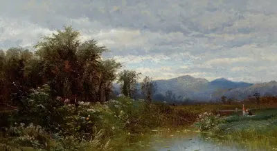Норт Конвей, Нью-Гэмпшир by Альфред Томпсон Брайчер, c. 1858 — digital art print download