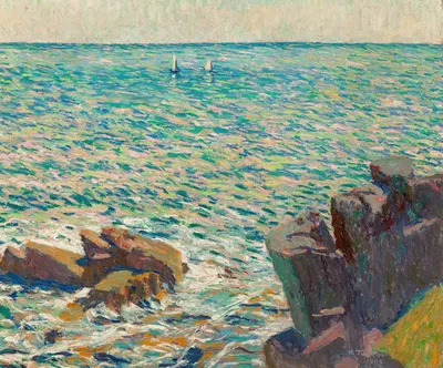 Две лодки by Аллен Такер, 1908 — digital art print download