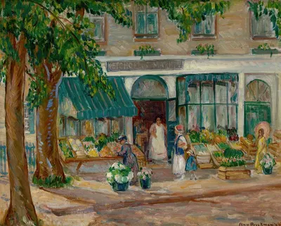 Рынок Кетчополус, Рокпорт, Массачусетс by Энн Брокман, 1924 — digital art print download