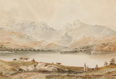 Loch Awe, Scotland by Copley Fielding — digital art print download