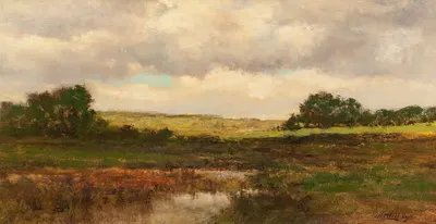 Тени облаков by Артур Тёрнбулл Хилл, 1911 — digital art print download