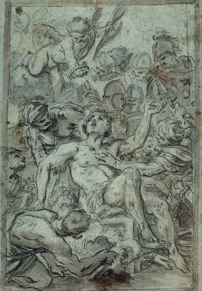 The Martyrdom of Saint Lawrence by Daniel Seiter, 1685 — digital art print download
