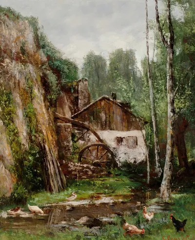 Вид на мельницу by Черубино Пата, 1876 — digital art print download