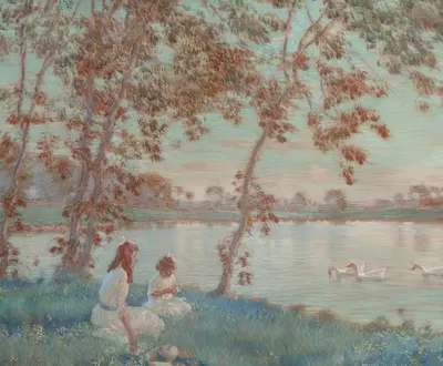 Летние дни by Эдвард Дафнер, 1918 — digital art print download