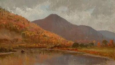 Осеннее озеро, Нью-Гэмпшир by Эдвард У. Николс — digital art print download