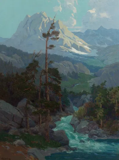 Sierra Runoff by Elmer Wachtel — digital art print download