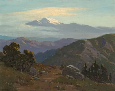 Mountain Vista by Elmer Wachtel — digital art print download