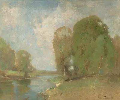 Meadow Brook by Emil Carlsen, 1905 — digital art print download