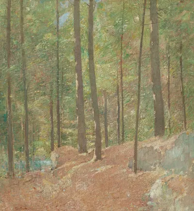 In the Pine Woods by Emil Carlsen — digital art print download