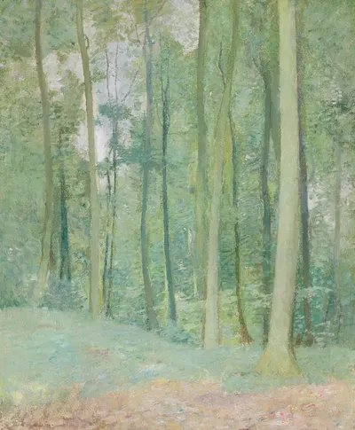 Wooded Landscape by Emil Carlsen — digital art print download