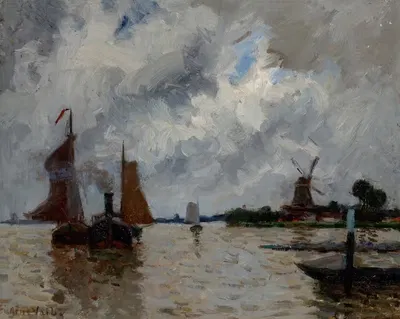 Dordrecht by Eugène Vail — digital art print download
