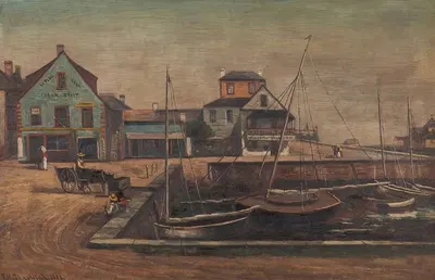 Vedder's Corner, St. Augustine, Florida by Frank Henry Shapleigh, 1888 — digital art print download