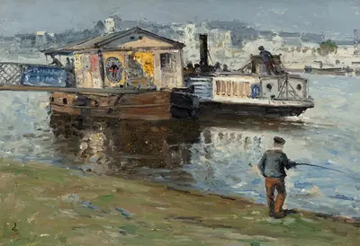 Эмбаркадер на Сене by Фрэнк Майерс Боггс, 1886 — digital art print download