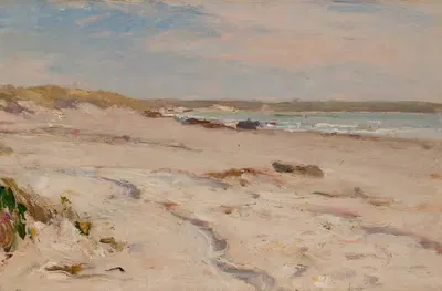 Пляжная сцена by Фредерик Портер Винтон, 1898 — digital art print download