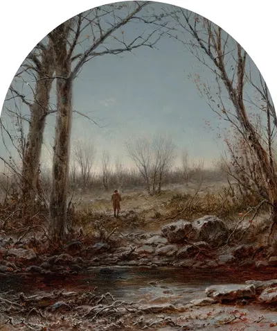 Морозное утро by Джордж Генри Ботон — digital art print download