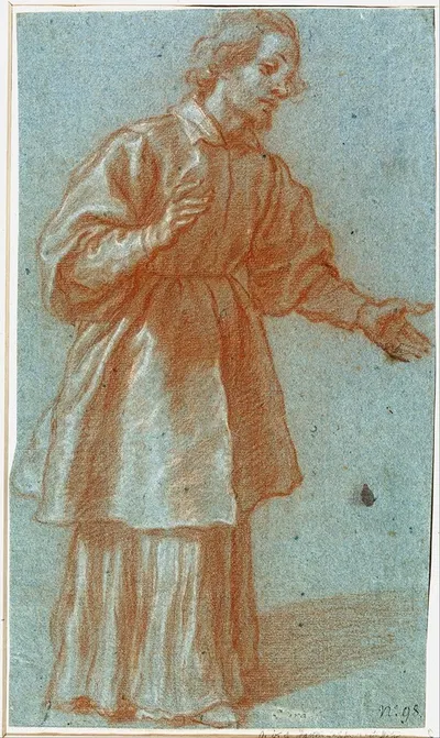 Study of a High Priest by Francesco Curradi, 1585 — digital art print download