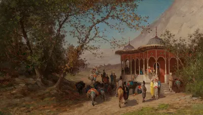Kief sur la route de Kerrassunde à Amassia by Germain Fabius Brest — digital art print download