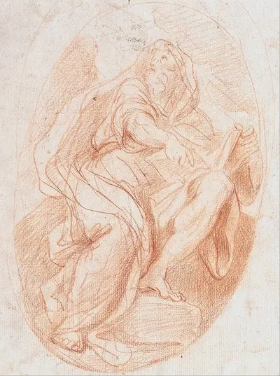 The Prophet Baruch by Франческо Тревизани, 1718 — digital art print download