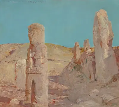 Ruins, Tiahuanaco by Giulio Aristide Sartorio, 1924 — digital art print download