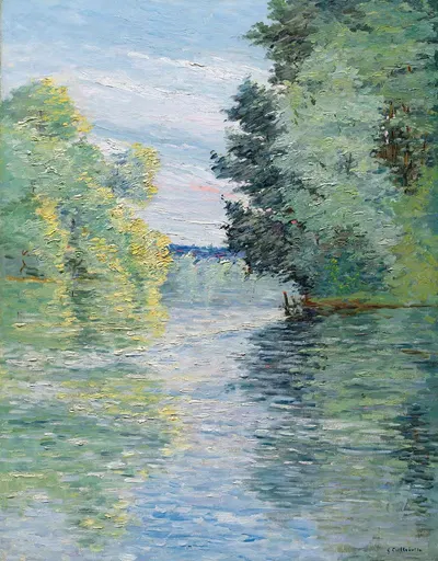 Маленькая рука Сены в Аржантёе by Гюстав Каййботт, 1890 — digital art print download