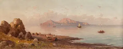 Вид на Капри by Генрик Чешковский — digital art print download