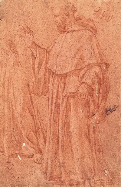 Study of Saint Augustine by Giacinto Gimignani, 1640 — digital art print download