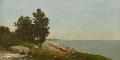 Study on Long Island Sound at Darien, Connecticut by John Frederick Kensett, 1872 — digital art print download
