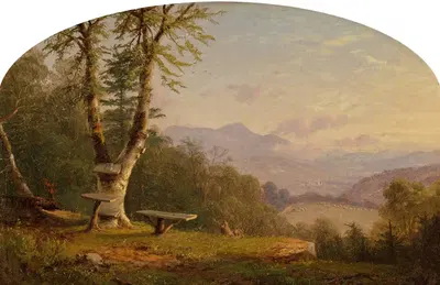 Вид с утеса by Джон Уильямсон, 1861 — digital art print download