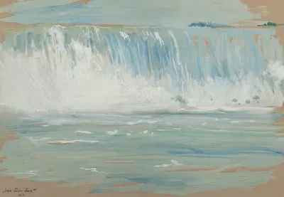 Этюд Ниагарского водопада by Иосиф Линдон Смит, 1893 — digital art print download