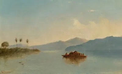 Озеро Никарагуа by Иуда Левассер — digital art print download