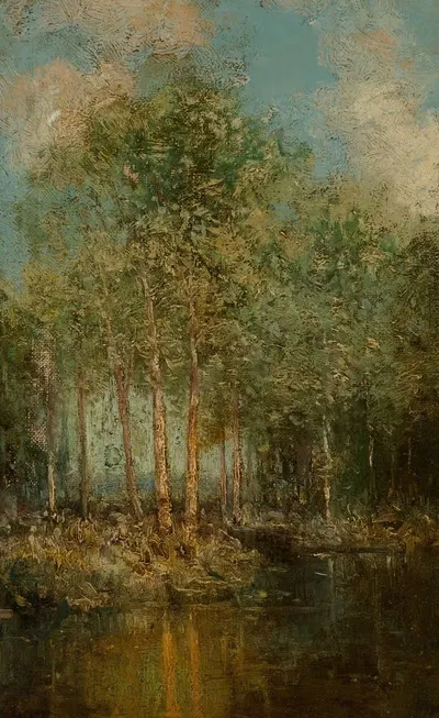 Лесная поляна, Мэн by Джулиан Ондердонк, 1909 — digital art print download
