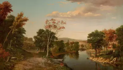 Canandaigua, New York by Levi Wells Prentice, 1872 — digital art print download