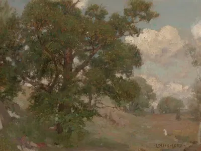 Pastoral Landscape by Louis Loeb — digital art print download