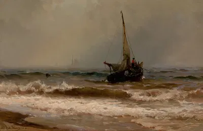 Out to Sea by Mauritz Frederick Hendrick de Haas — digital art print download