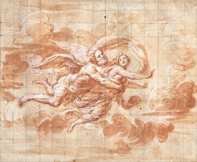 Boreas Abducting Orithyia by Giovanni Maria Morandi, 1640 — digital art print download