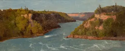 Водопады Ниагара by Регис Франсуа Жиньо, 1855 — digital art print download