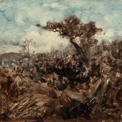 Фигура на дереве by Роберт Суэйн Гиффорд, 1879 — digital art print download