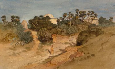 Path by Mosque by Samuel Colman — digital art print download