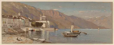 Italian Harbor by Samuel Colman — digital art print download