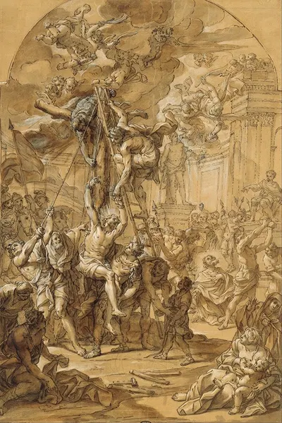 The Martyrdoms of the Apostles Philip and James the Lesser by Giovanni Odazzi — digital art print download