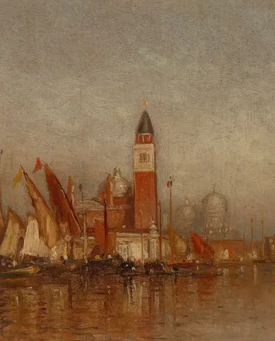 Santa Maria della Misericordia by Samuel Colman, 1874 — digital art print download
