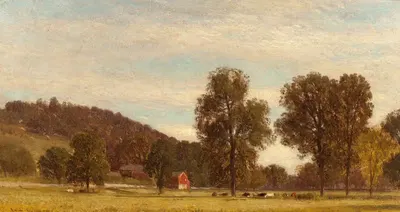 Saw Mill Valley, Pennsylvania by Samuel Colman — digital art print download