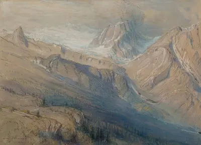 The Hermit Range from Rogers Pass, Canadian Pacific by Samuel Colman — digital art print download