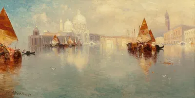 Венеция by Томас Моран, 1887 — digital art print download