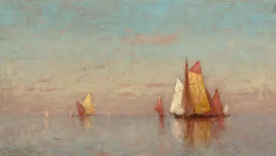 Плавание на спокойных водах by Уолтер Блэкман, 1883 — digital art print download