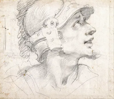Head of Tullius Hostilius by Giuseppe Cesari, 1597 — digital art print download